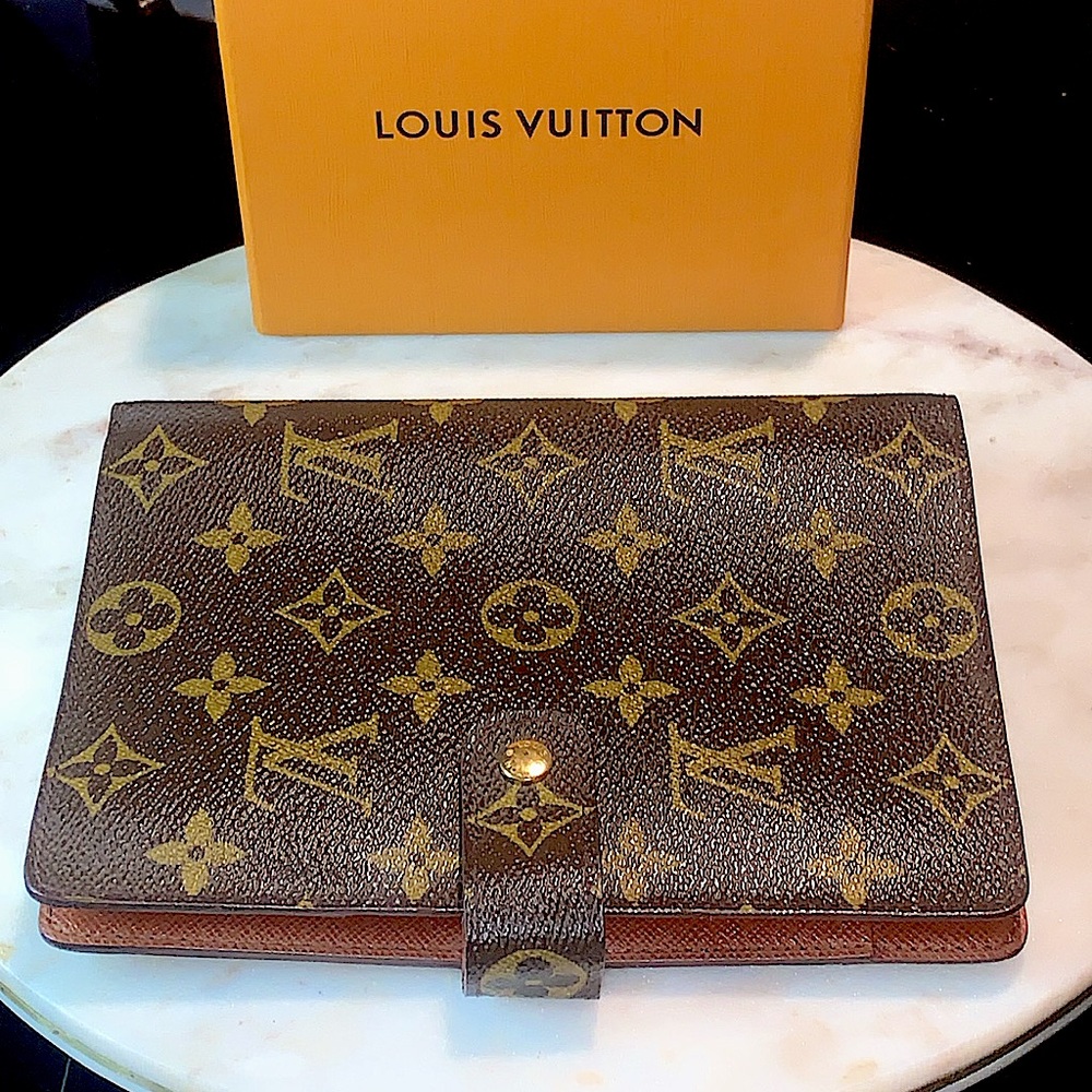 LOUIS VUITTON MONOGRAM AGENDA MM VINTAGE DAY PLANNER - Picture 6 of 14